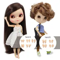 ICY NUDE doll Azone Joint body Natural Skin Include hand set A&B like blyth BJD 11.5 inch 30cm dolls for girls 2