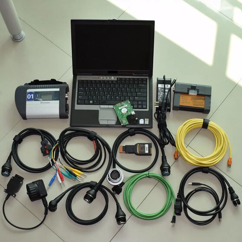 Супер 2 в 1 mb star c4 sd Подключение для bmw icom инструмент BMW ICOM A2 MB Star C4 программное