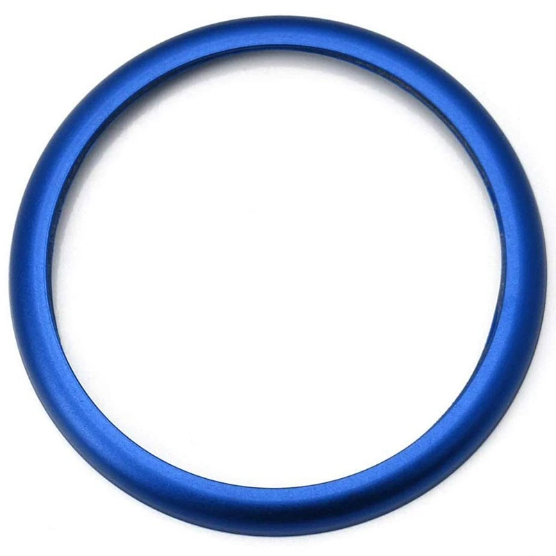 1Pc Blue Aluminum Ring for BMW 1 2 3 4 5 6 7 Series x3 x4 x5 x6 Center Console IDrive Multimedia Controller Knob | Автомобили и