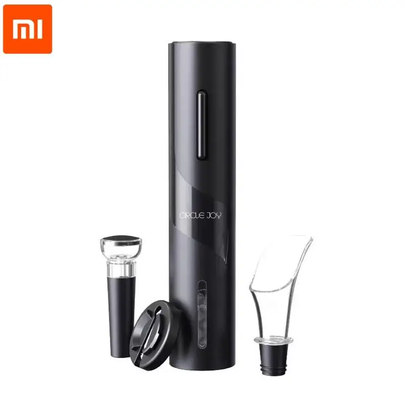 Xiaomi mijia-Juego de abrebotellas eléctrico para vino, sacacorchos automático, accesorios de cocina para vino tinto, 4 en 1, Joy Samurai