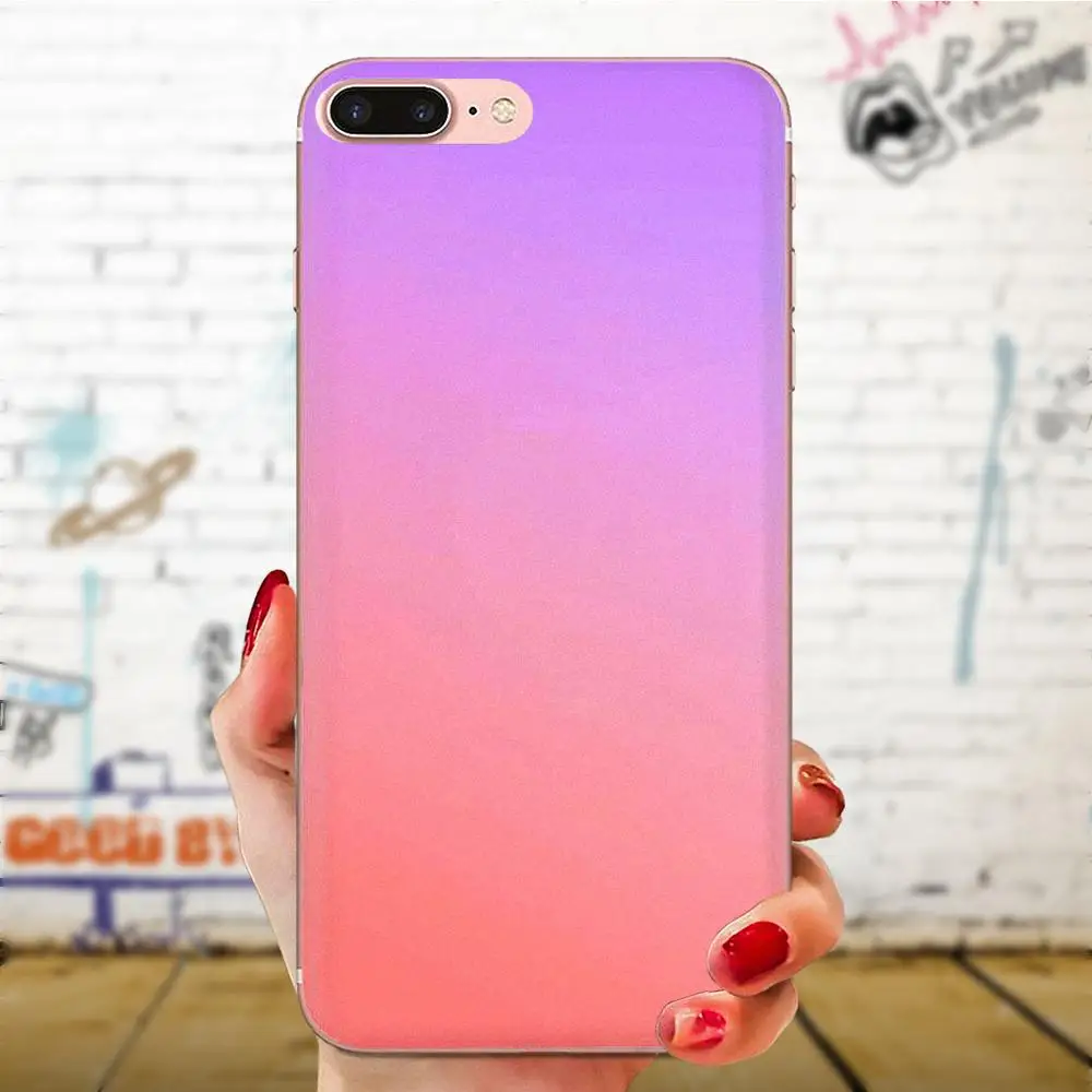ТПУ класса люкс с градиентом для sony Xperia Z(Сони Иксперия З) Z1 Z2 Z3 Z4 Z5 компактный мини M2 M4 M5 T3 E3 E5 XA XA1 XZ премиум-класса - Цвет: as picture