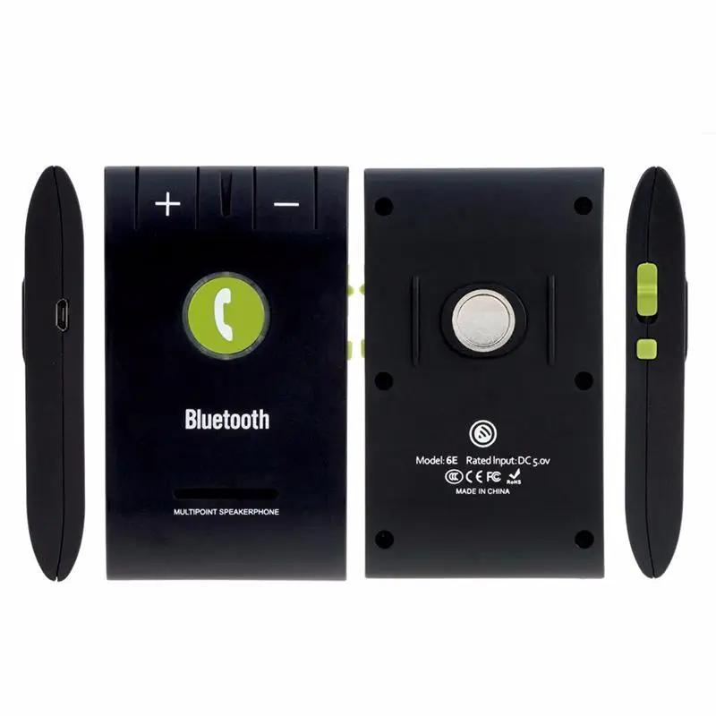Hands free 6E гарнитура Bluetooth динамик для смартфонов многоточечный беспроводной солнцезащитный козырек Handsfree Bluetooth автомобильный комплект динамик телефон