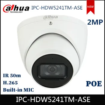 

Dahua IP Camera 2MP WDR IR Eyeball AI Network Camera IPC-HDW5241TM-ASE H.265 Built-in MIC IR 50m security monitor