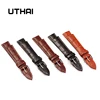 UTHAI Z08 Watch Band Genuine Leather Straps 10-24mm Watch Accessories High Quality Brown Colors Watchbands ► Photo 2/6