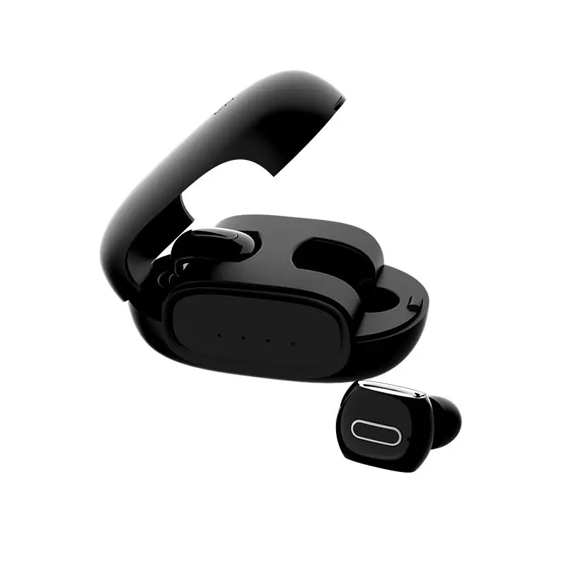 Black FFYY-Bluetooth глубокие басы настоящие беспроводные наушники, Спортивные Беспроводные наушники, наушники с защитой от пота Встроенный микрофон для бега - Цвет: Black