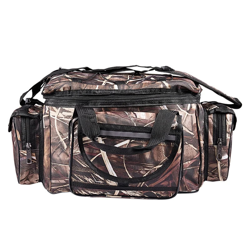 

Fishing Tackle Bag 35x20 Mm Large Capacity Fishing Case Lure Boxes Shoulder Strap Pockets Fishing Gear Accessories