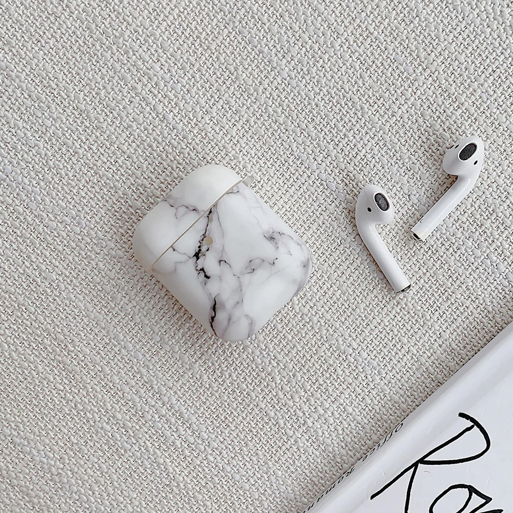SUYACS футляр для наушников для AirPods 3 2 1 чехол мягкий IMD треснутый мрамор беспроводной Bluetooth чехол для наушников для Apple Air Pods чехол