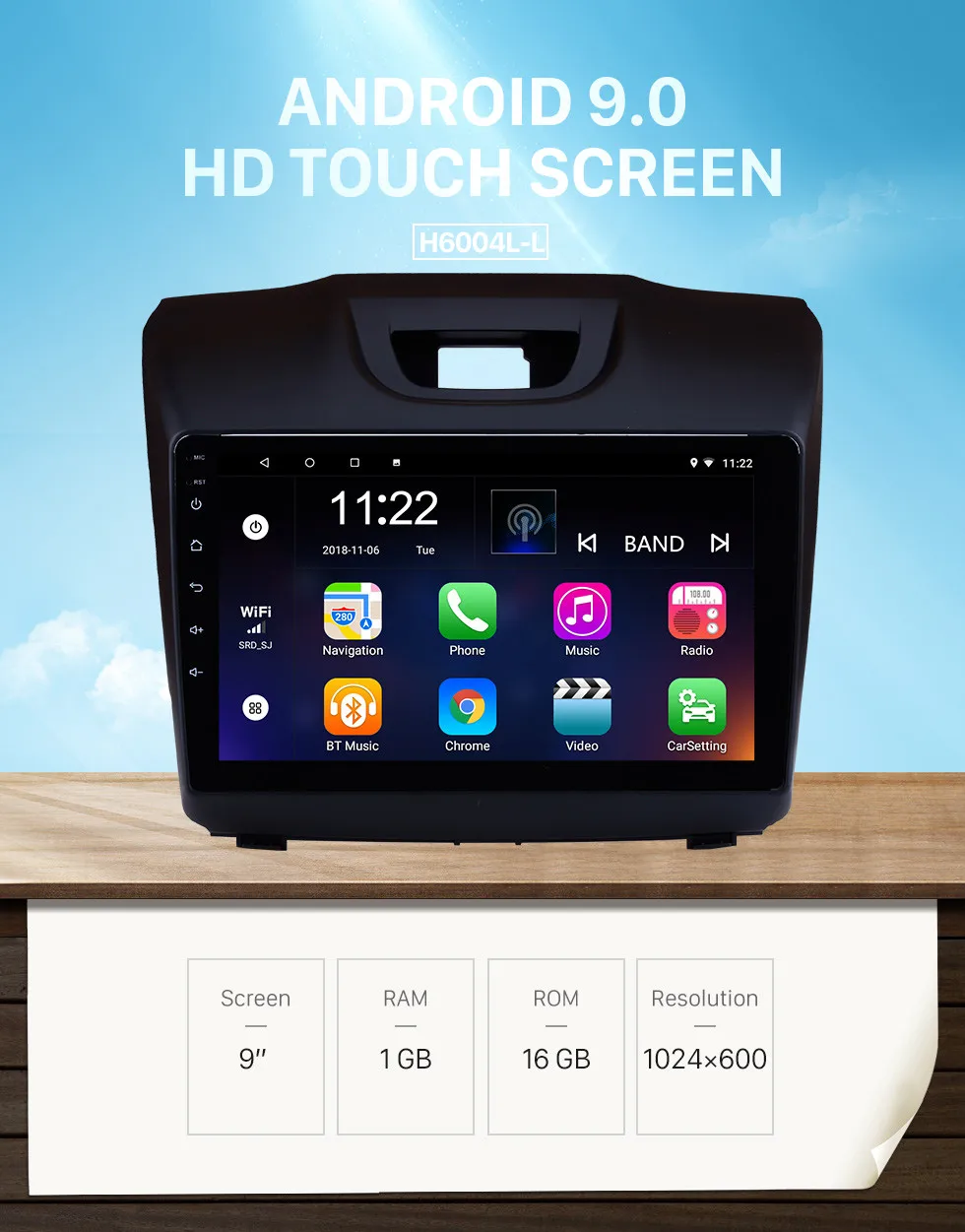 Cheap Harfey Android 8.1/9.0 9" 2Din Car Radio For Chevy Chevrolet S10 2015-2018 ISUZU D-Max Multimedia Player GPS Navi Head Unit 0 Cheap Harfey Android 8.1/9.0 9" 2Din Car Radio For Chevy Chevrolet S10 2015-2018 ISUZU D-Max Multimedia Player GPS Navi Head Unit 0