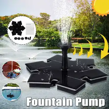 

DC 5V 1.4W Solar Panel Power Fountain Water Pump Submersible Waterproof Floating Pump Pool Pond Waterfall Floating For Garden