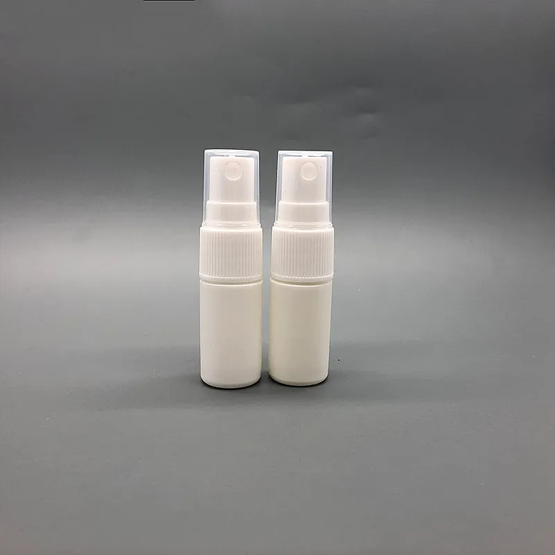 Бесплатная доставка 12 шт./лот 5 мл 1/6 унций белый HDPE распылитель флакон