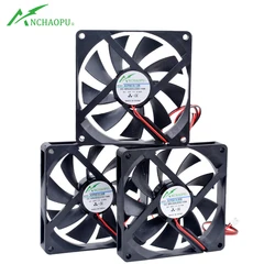 ACP9015 9.2cm 92mm fan 92x92x15mm DC5V 12V 24V Double ball bearing Ultra-thin cooling fan suitable for chassis power inverter