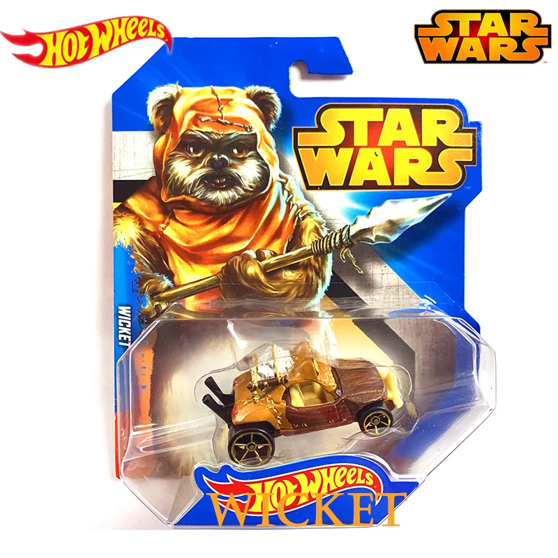 Wicket Подлинные Hot Wheels Звездные войны классический фильм тема серии ролевая модель автомобиля коллекция игрушек для детей мальчиков подарок на день рождения CGW35 - Цвет: Wicket