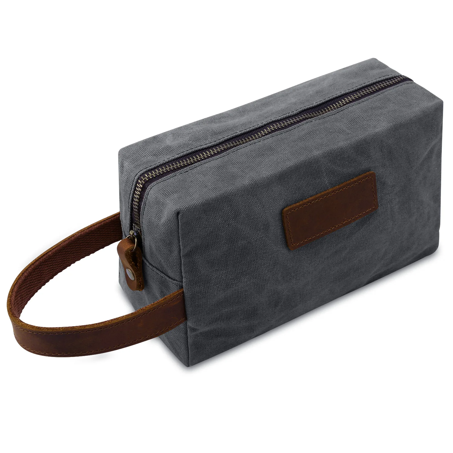 

Creative-Mini Cosmetic Bag Oil Wax Canvas Hand Makeup Hand Wash Bag Makeup Bag Customizable