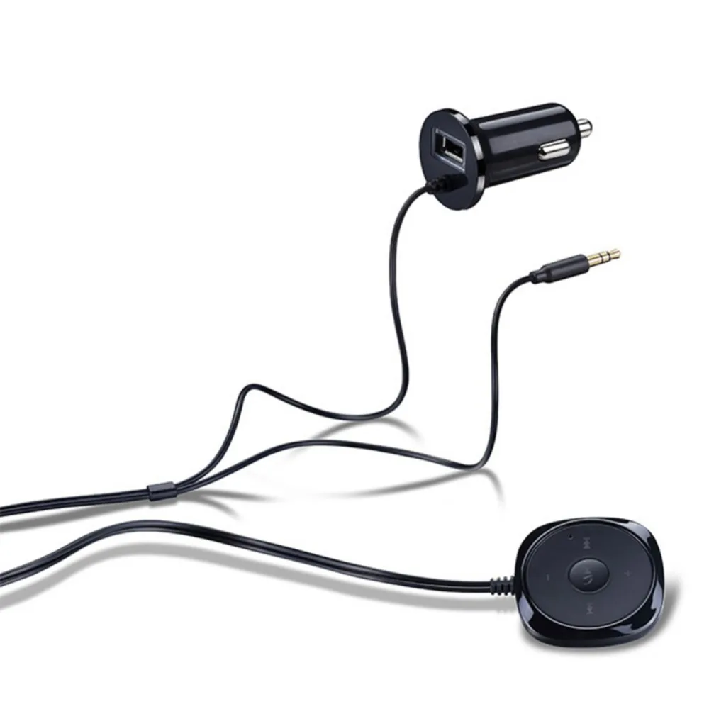 1 шт. TOSPRA 3,5 мм AUX Автомобильный Bluetooth 4,2 стерео приемник беспроводной аудио динамик музыка потоковое аудио адаптер микрофон