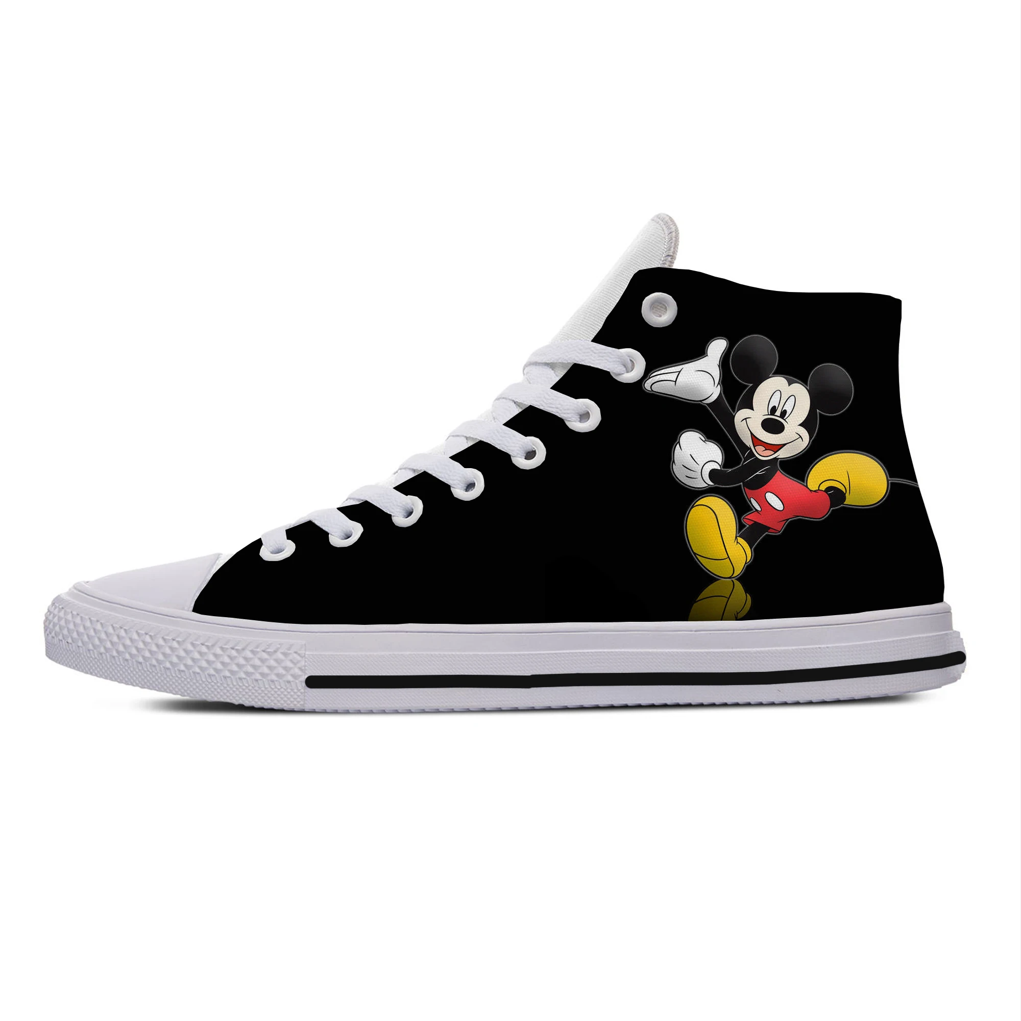 Mickey16 Новинка года; обувь с Микки Маусом; Женская Легкая классическая обувь с принтом; дышащая модная парусиновая обувь; мужские кроссовки с Микки Маусом - Цвет: Mickey16