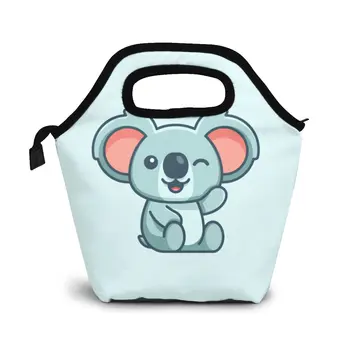 

Koala Lunch Bag Boxes Bags Portable Insulated Picnic Food Box for Women Men