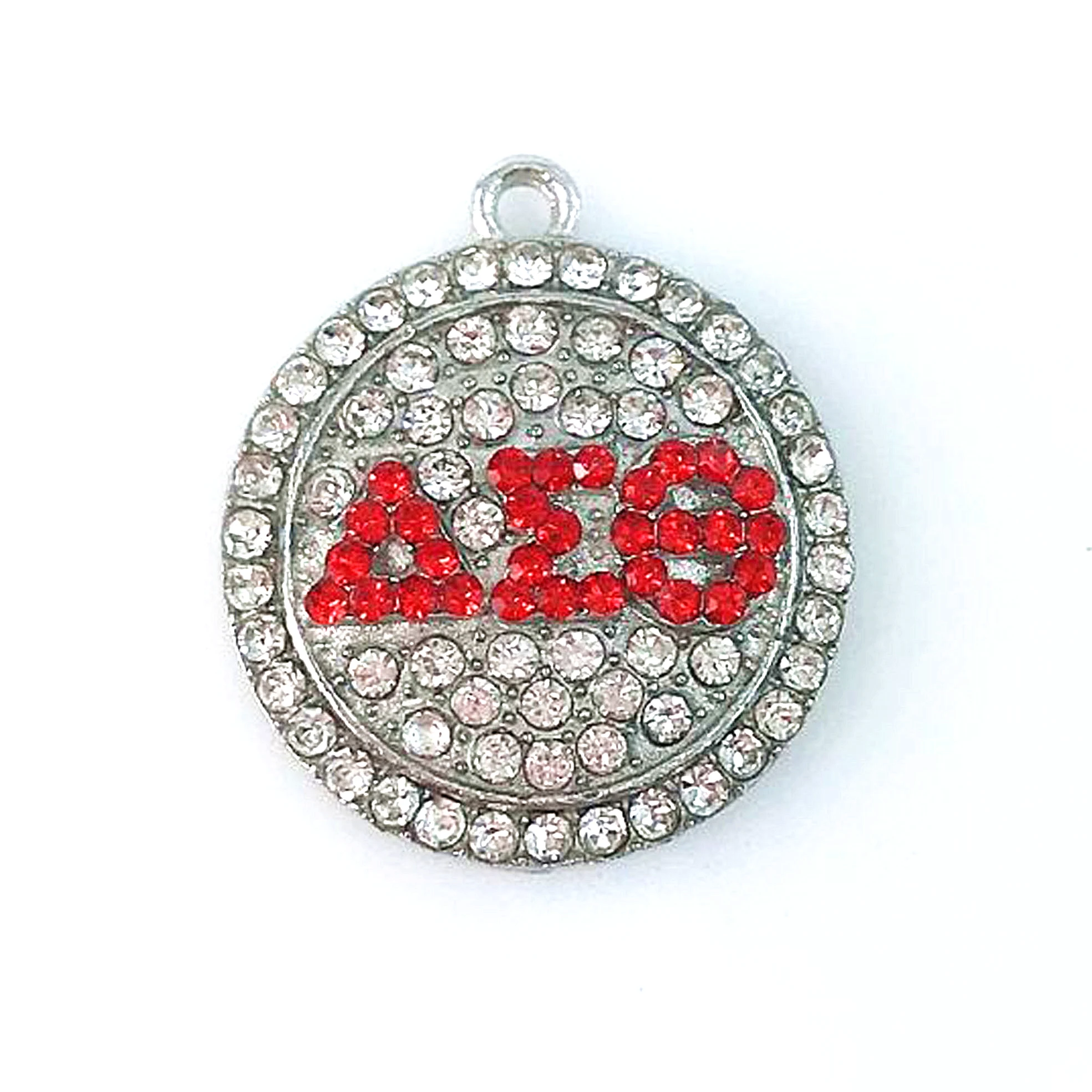 

Full Rhinestone SORORITY GREEK Delta Sigma Theta DST Charm Pendant For DIY Bracelet Keychain Jewelry Necklace