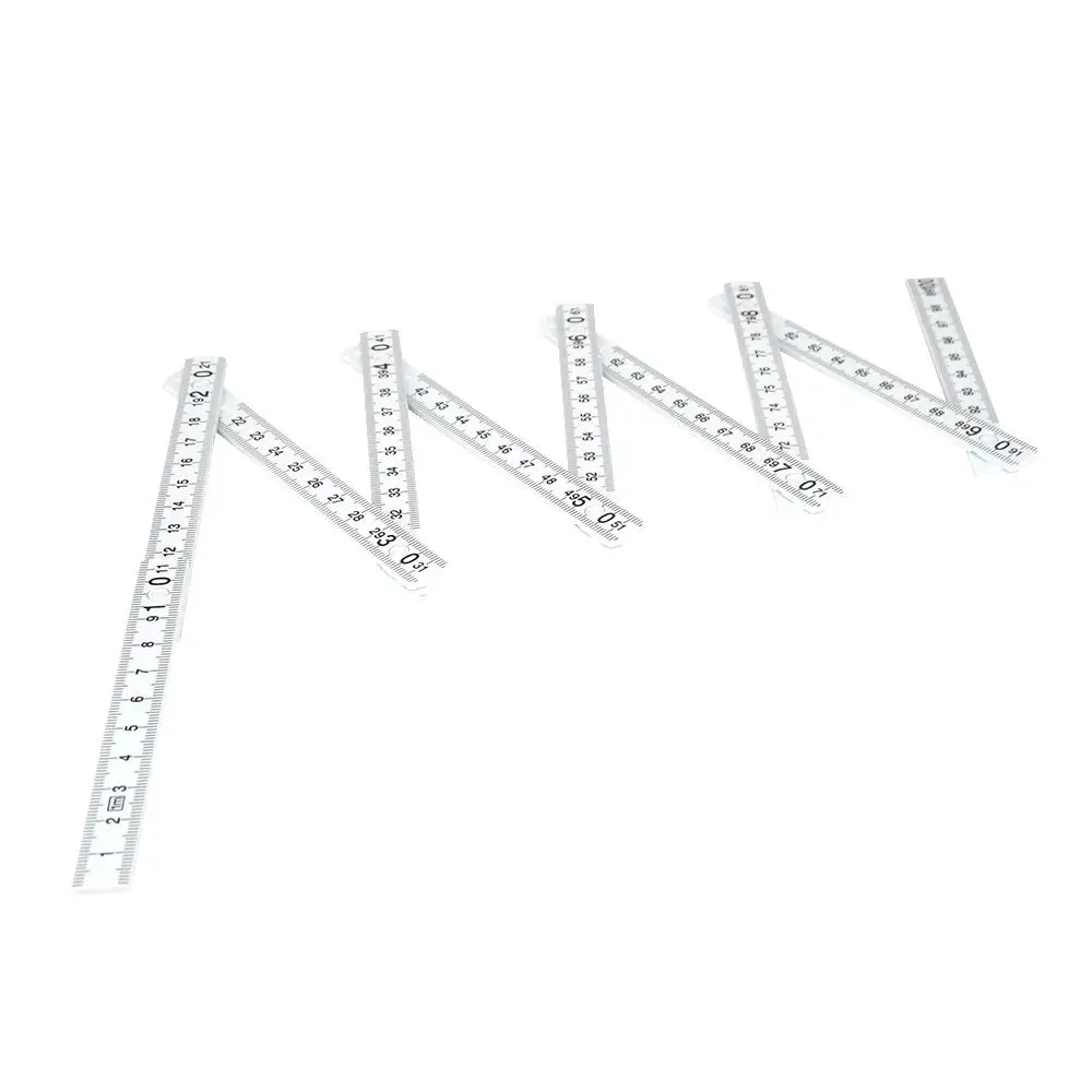 1 Meter Slide TenParts Fold Up Rulers Folding Versatile Inside Reading