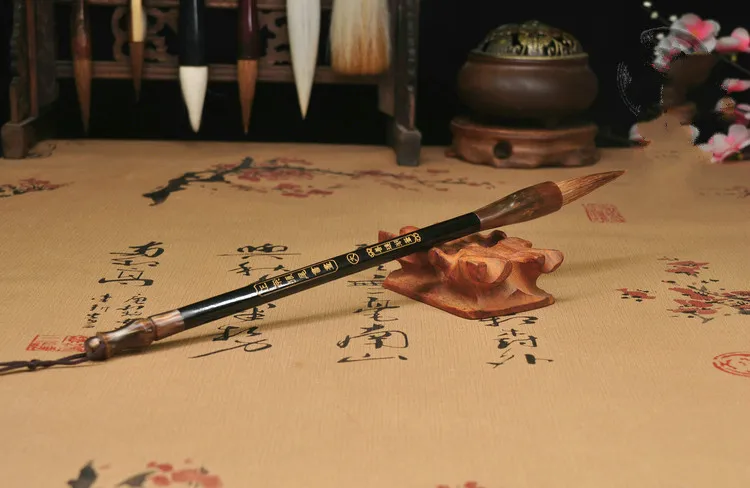 Китайская кисть для каллиграфии, набор кистей для волос, Caligrafia Tinta, китайский официальный скрипт для рисования, Практичная ручка-кисть для письма, 3 шт