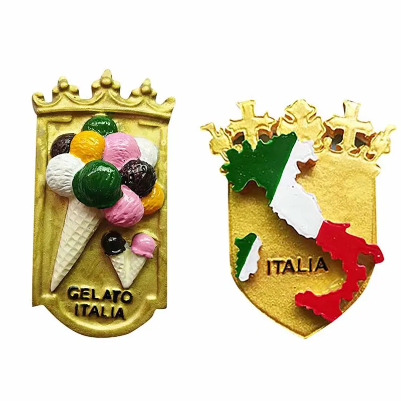 

Lychee Italy Scenic Refrigerator Magnetic Sticker Famous Landscape Fridge Magnet Souvenir Modern Home Kitchen Decoration