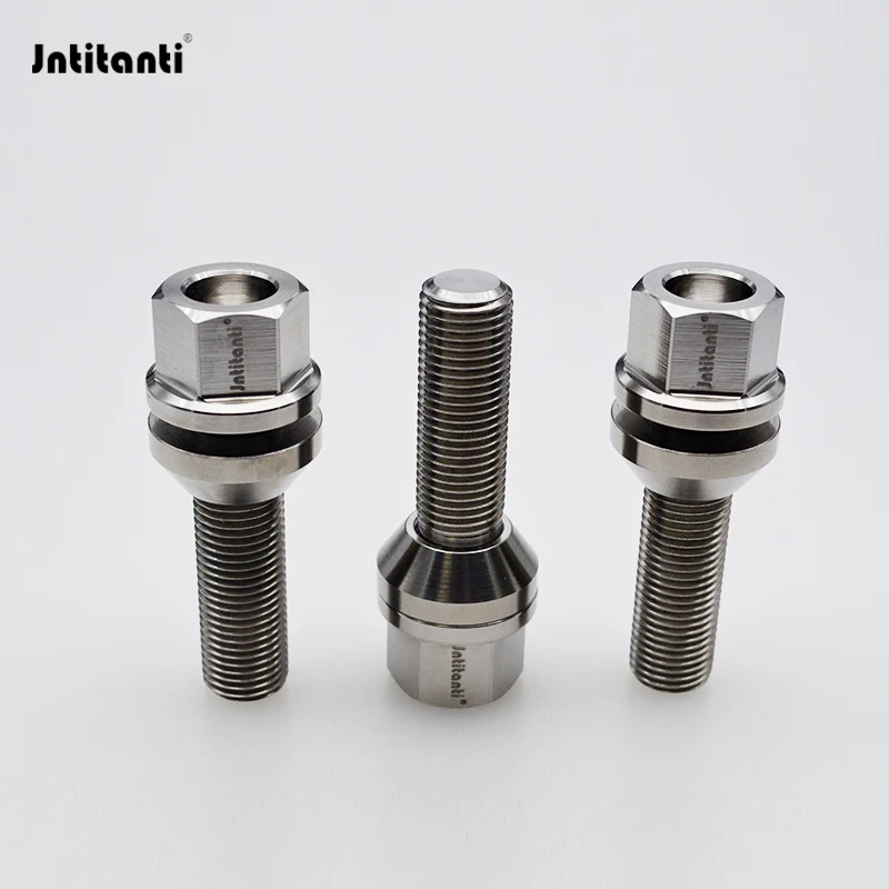 

Burnt Blue Cone Seat Washer Gr.5 Titanium Alloy Lug Bolts M14*1.5（10Pcs 30mm Length,10Pcs 40mm Length）