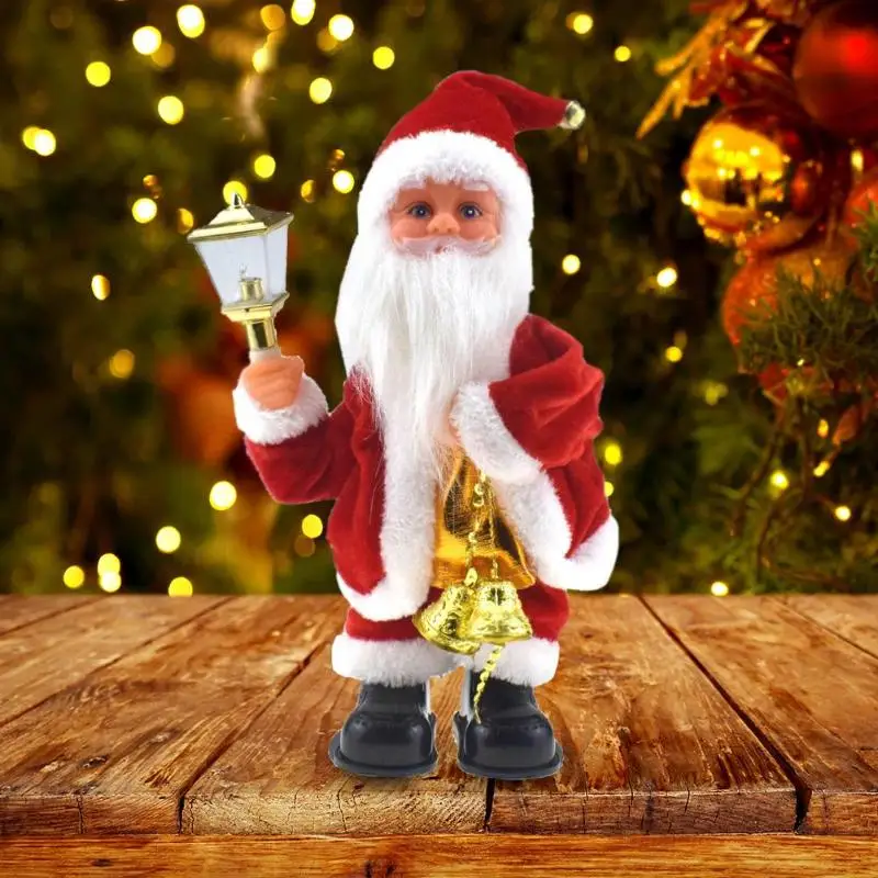 

Dancing Santa Claus Electric Music Children Toy Dolls with Bell Funny Xmas Decor Entertainment and Ornamental Integration