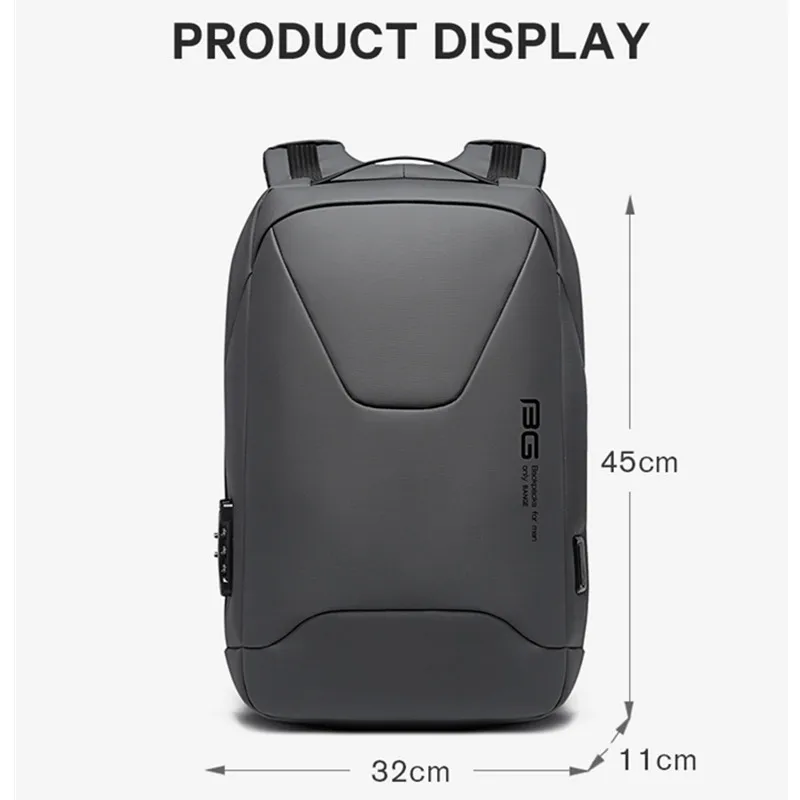 Men Anti Theft Waterproof Laptop Backpack 15.6 Inch Daily Work Business Backpack School backpack for Male laptop backpack