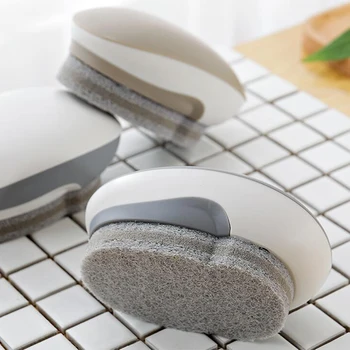 

Magic eraser sponge cleaning sponge kitchen accessories Strong Decontamination Brush with handle kitchen bathroom accessories