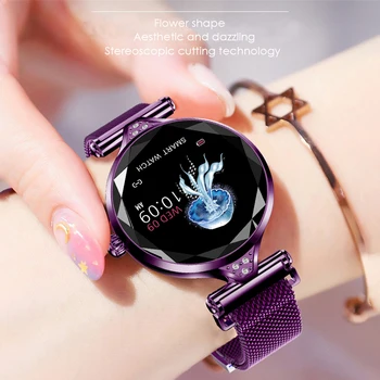 

H1 Women Fashion Smart Watch Wearable Device Bluetooth Pedometer Heart Rate Monitor Waterproof Smart Bracelet for Android / IOS