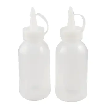 

10Pcs Plastic Squeeze Bottle Small Squirt Jet Sauce Condiment Ketchup Mayo Oil kits 100ml