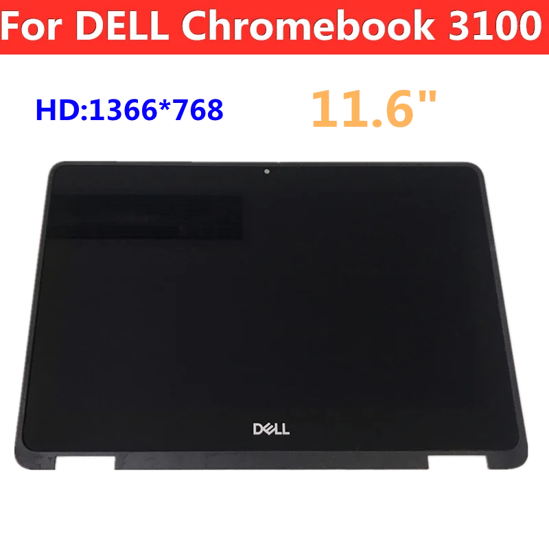 11 6 &quotсенсорный ЖК-экран с рамкой в сборе HD 9MH3J для Dell Chromebook 3100 2 1 | Компьютеры и