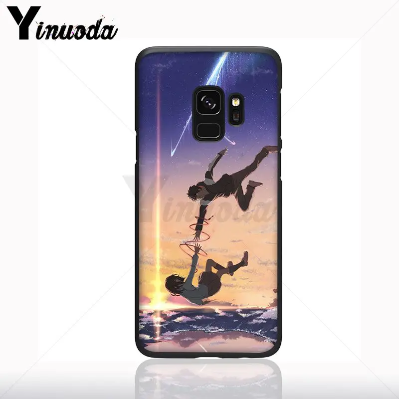 Kiminonawa Anda Nama Anime Jepang Aksesoris Case untuk Samsung Galaxy S10plus S9 Plus S8plus S10E A50 A70 A10 Ponsel