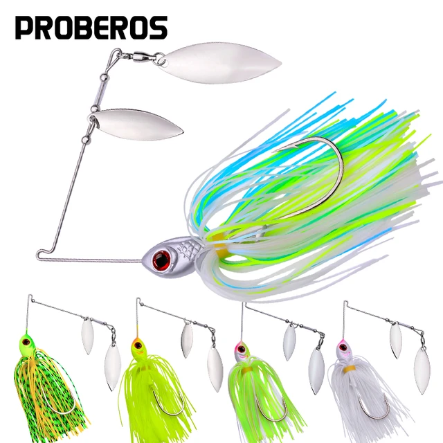 PROBEROS 5Pcs/lot Spinnerbait 10g-14g Spinners Fishing Lure Spoon Metal Jig  Jigging Lure Spinner Bait