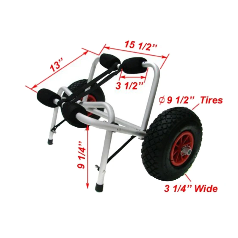 Открытый каяк корзина складная лодка каяк алюминиевый сплав транспортер надувная лодка сумка тележка