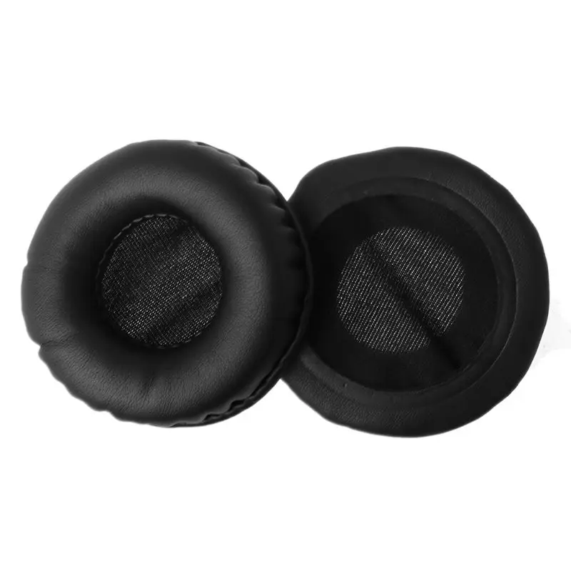 

1Pair Black Ear Pads Earpads Soft Foam Sponge Cover Repair Ear Cushion Replacement for Headphone ATH-SJ1 ATH-200AV Accessories