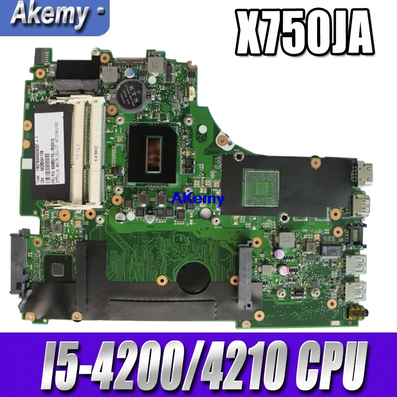 X750JA I5 4200/4210 материнская плата для For Asus X750J k750J A750J X750JB Материнская