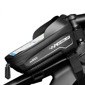 

Waterproof Bicycle Bag Outdoor Bike Front Tube Bag 6.0 inch Touch Screen Mobile Phone Bicycle Bag Bike Accessories Frame Bags