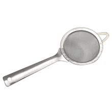 Мини-инструмент для приготовления чая, фильтр, кухонный инструмент, сито, ложка, проволочная сетка, Классическая длинная ручка, традиционные кухонные аксессуары, ситечко для чая