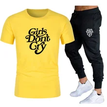 

2022 Men's Sets sportswear summer men's suit two-piece T-shirt brand track suit men's short-sleeved T-shirt sports suit S-2XL