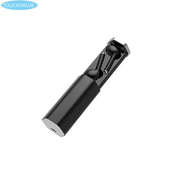 

Lipstick Style Wireless Bluetooth Earphones with Microphone Charging Case Black Pink White Tws Headset For iPhone For Android