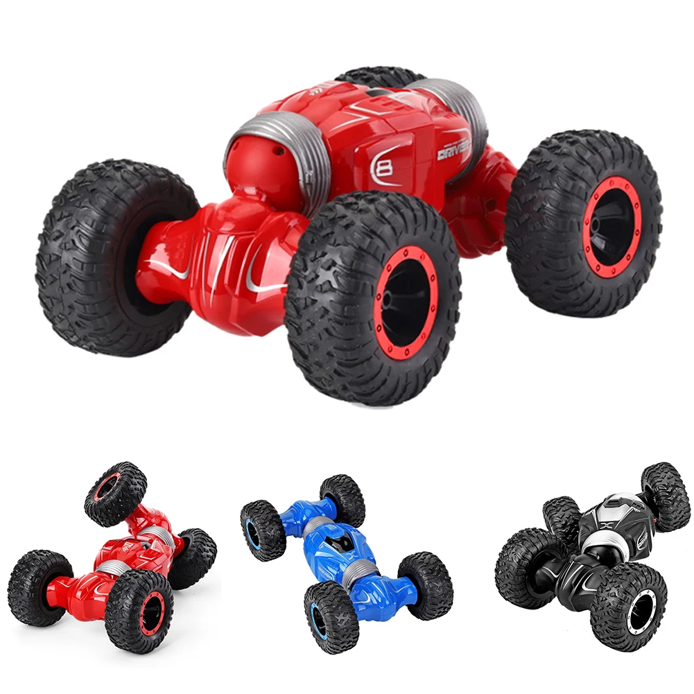 4WD 2,4 ГГц Высокая скорость Двусторонняя хобби трансформирует RC автомобиль подарок Детская игрушка Багги транспортные средства гусеничный внедорожный Противоскользящий портативный