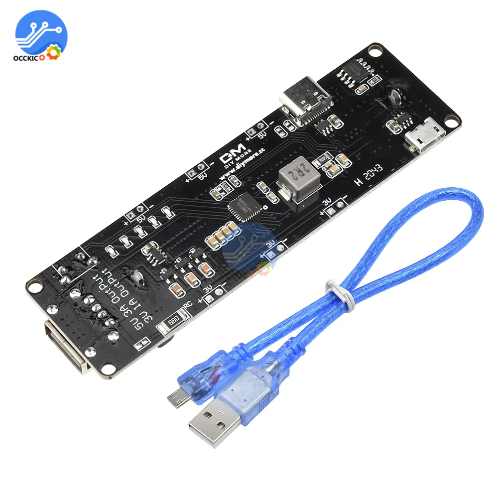 Плата зарядного устройства для аккумулятора 186502 модуль разработки USB порта ESP32