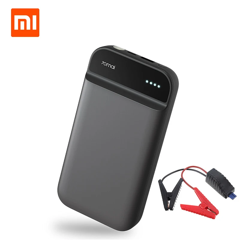 XIAOMI 70mai стартер скачка 11100 мАч портативный автомобильный стартер скачок аварийный усилитель аккумулятора водонепроницаемый аккумулятор зарядное устройство Внешний аккумулятор Комплект