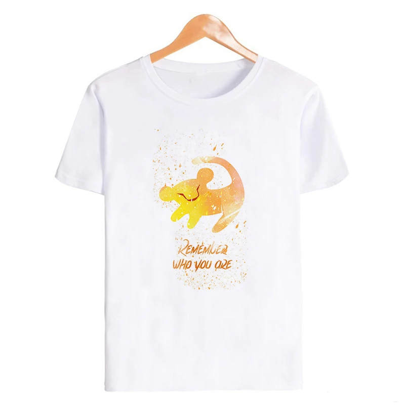 Showtly Lion King HAKUNA MATATA женская футболка It Simba Best Friends Harajuku Kawaii уличная Корейская стильная негабаритная футболка - Цвет: XWT0777-white