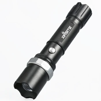 

Led Flashlight Ultra Bright Torch Camping Light 3 Switch Modes Waterproof Zoomable Bicycle Light Use 18650 battery