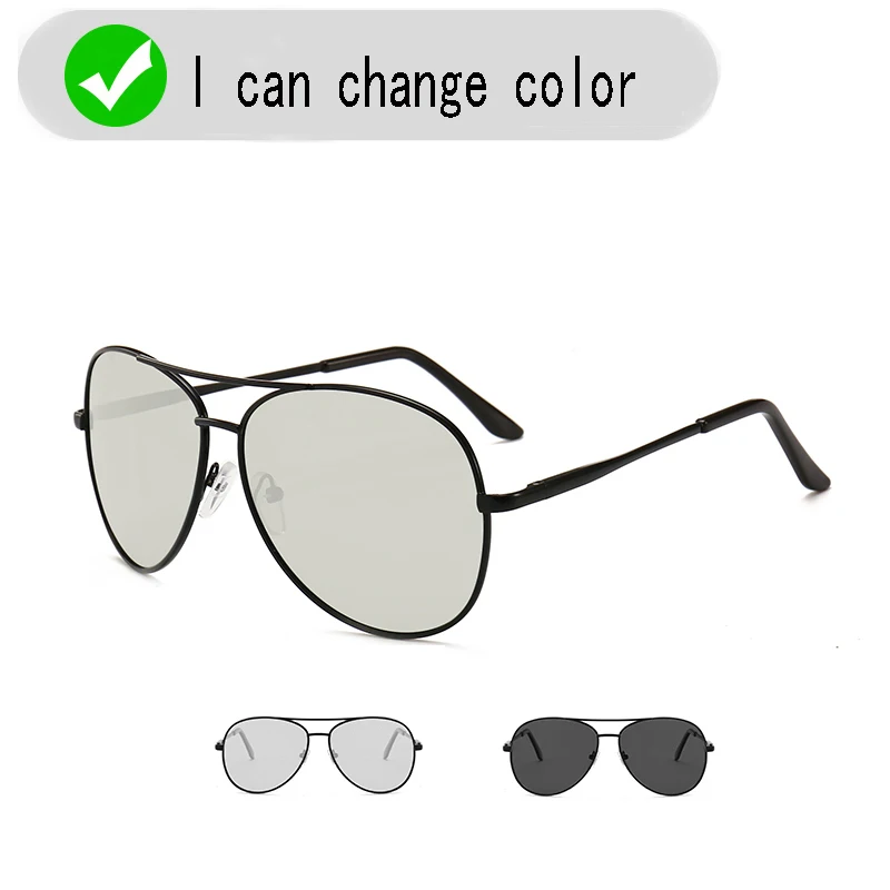 

Men Driving Photochromic Sunglasses Men Polarizing Photochromic Driver Sunglasses Transition Lens Sunglasses UV400 Antiglare