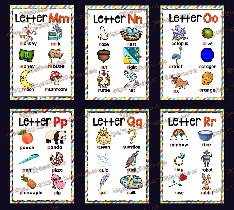 Phonics английские учебные материалы орфография 26 буквенные карты флэш-карты Чехол обучающие материалы для молодых студентов