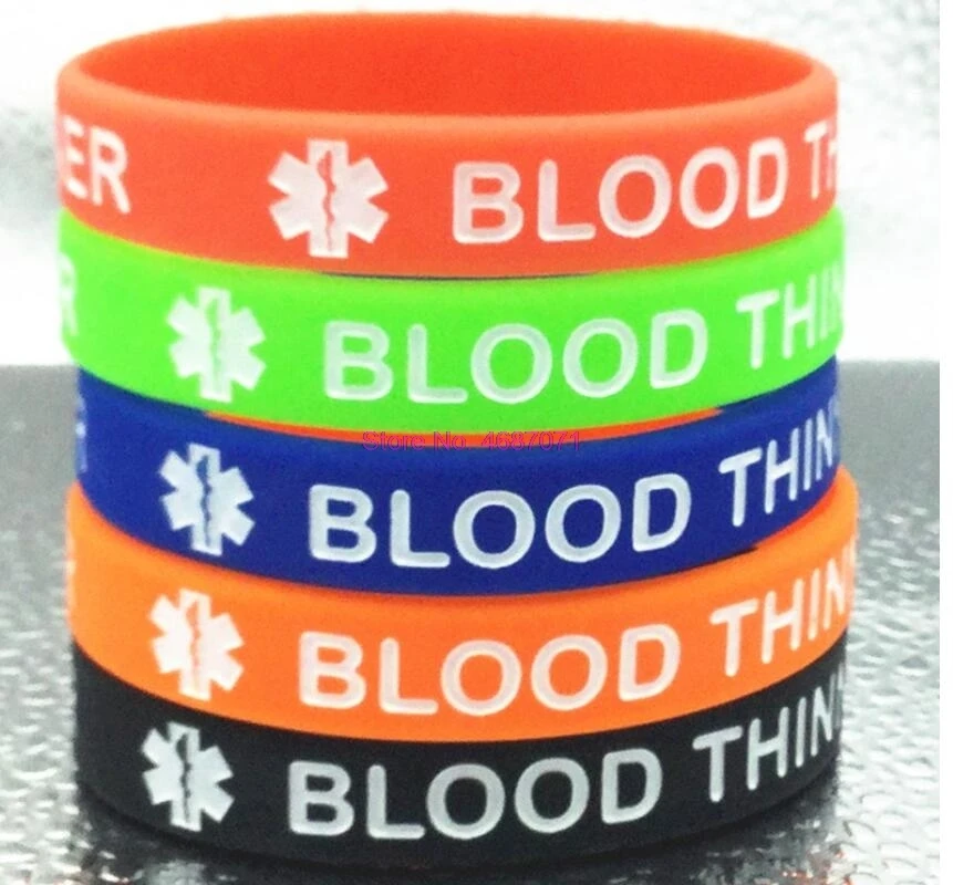 By DHL 400pcs Medical Alert Bracelet Men Women 5 Colors One Set Silicone Wrap Bracelet Yoga hair bands