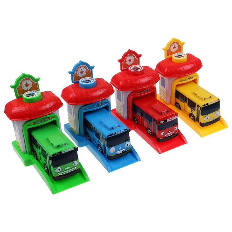 Игрушечный автобус Tayo The Little Bus 1 шт. игрушечный автомобиль араба Oyuncak гаражный