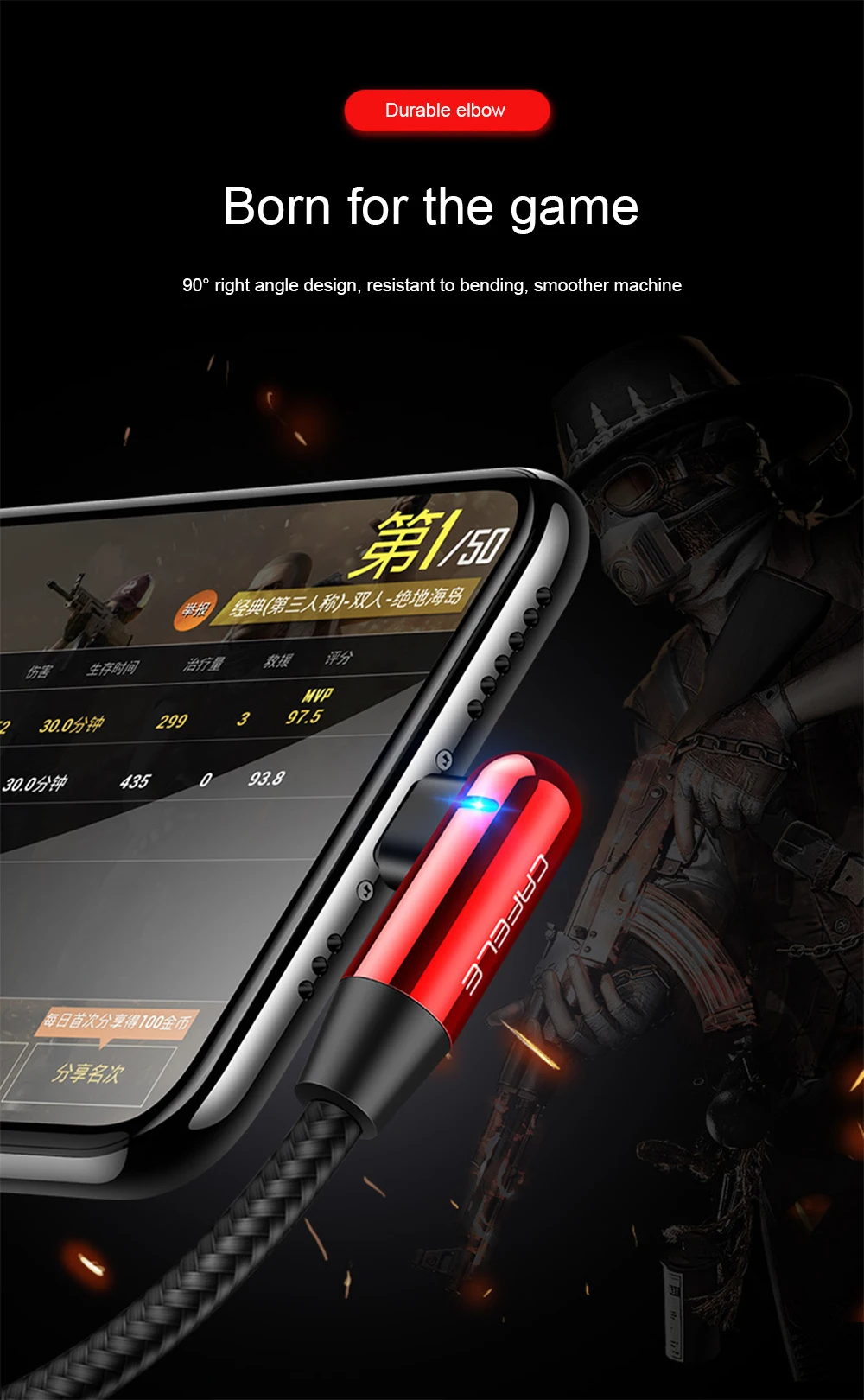 USB кабель для type C iPhone Micro USB Android Быстрая зарядка для samsung Galaxy S9 Plus 3 в 1 зарядный кабельный провод для Xiaomi mi9 Hu